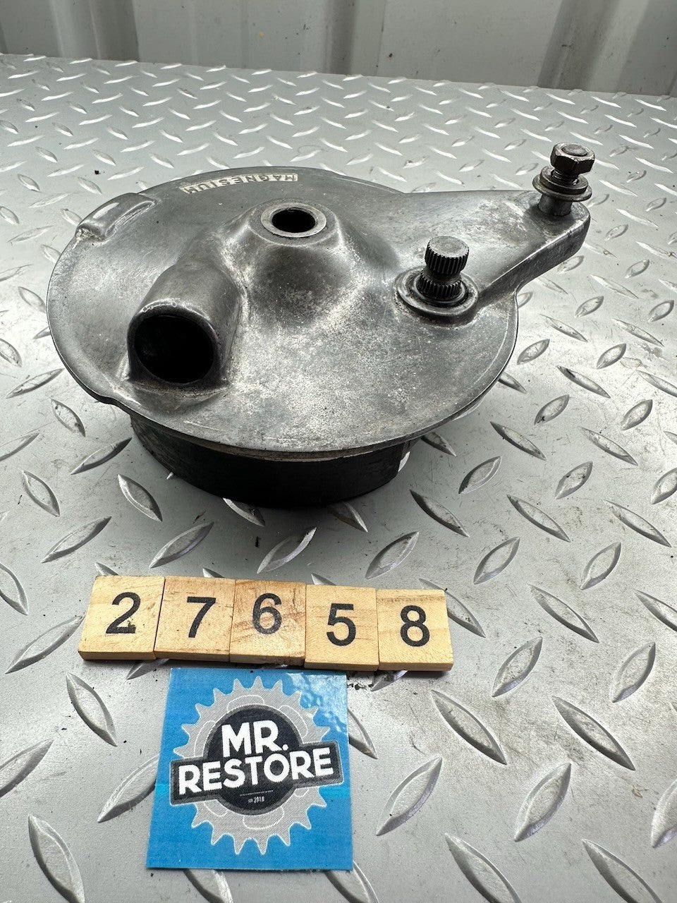 Yamaha TY250 A 1974 TY175 Front Brake Back Plate 434-25121-02