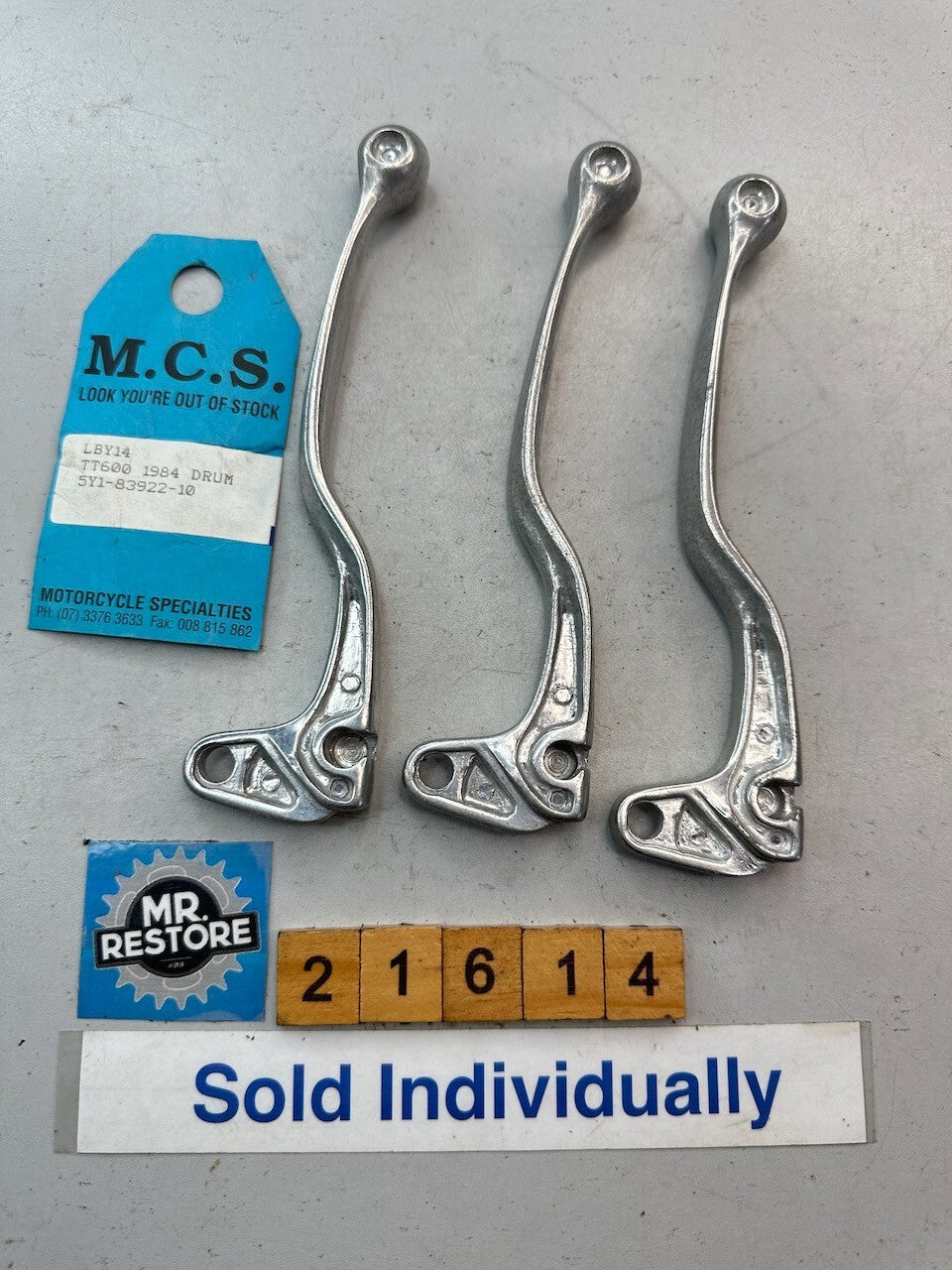 Yamaha XT550 XT250 XT200 XT125 DT50 Brake Lever by MCS  5Y1-83922-10