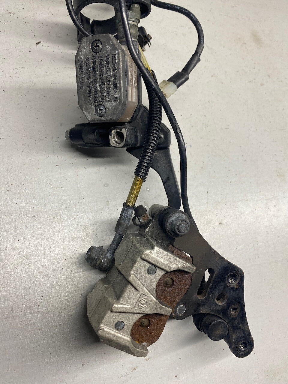 Megelli 250R Front Brake System - Master Cylinder, Braided Hose & Caliper