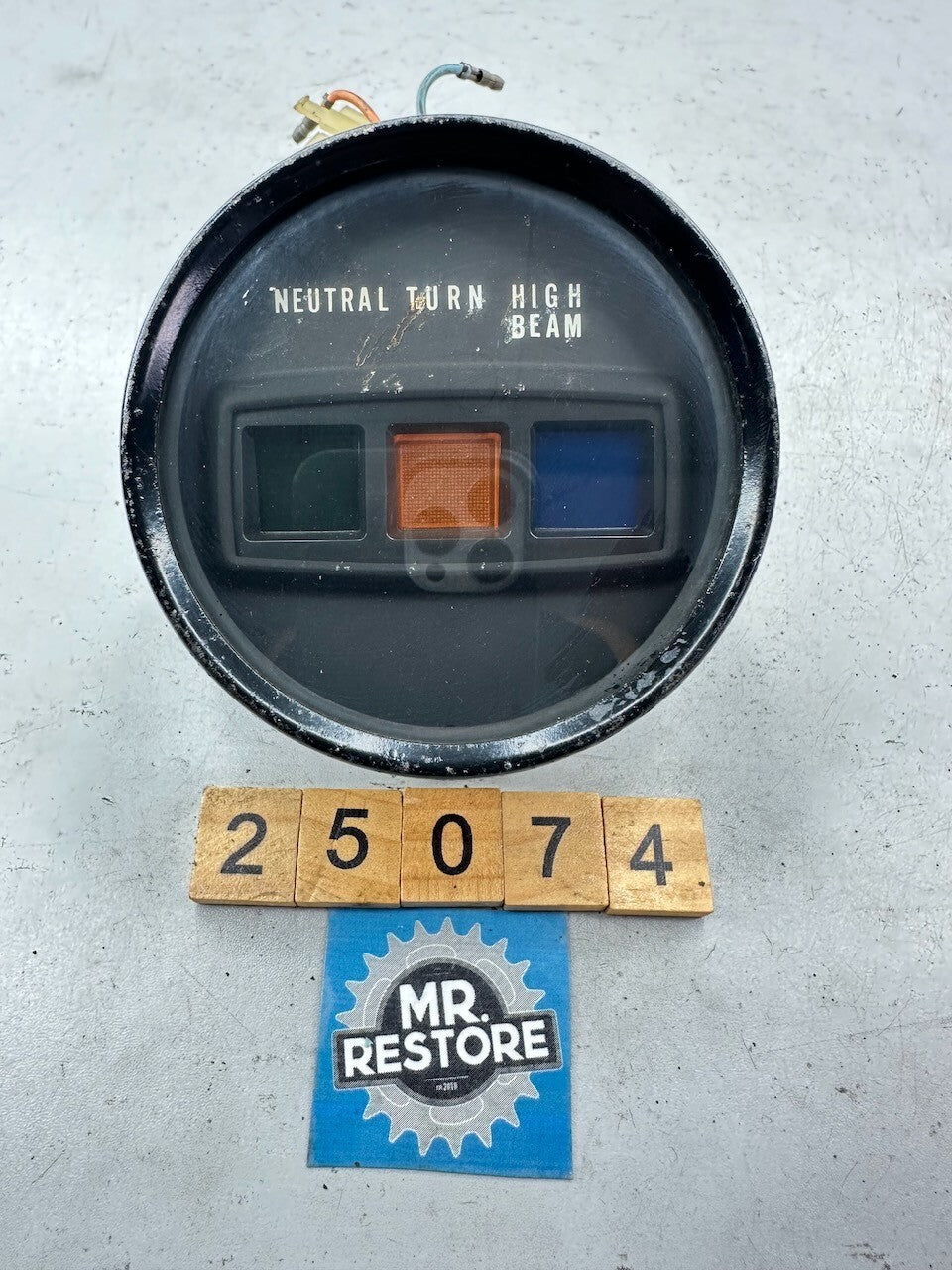 Honda CM250C Dashboard Lights & Harness "Neutral" "Turn" "High Beam"