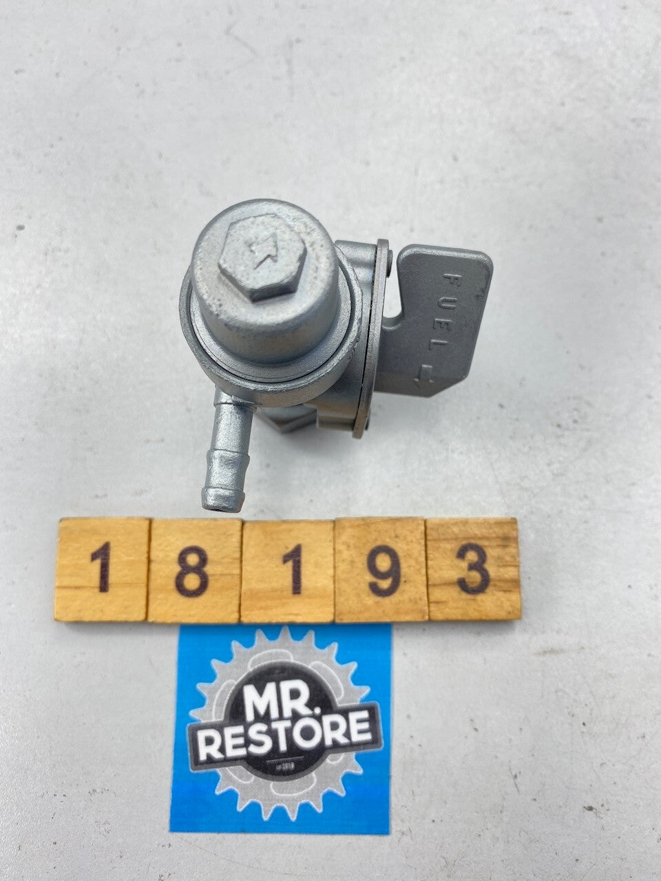 Honda XL250R CMX250 CM250 CB450SC OEM Gen Keihin Fuel Tap Vapour Blasted
