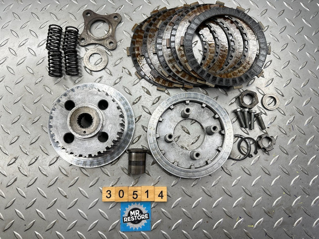 Honda XL250R 84-87 XR250 Clutch Boss Pressure Plate & Plates 22350-KW3 22120-KK1