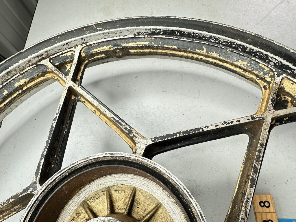 Suzuki Classic Vintage Rear Wheel (GS ? GT200 ? GSX ?) 18x1.60 (Dated Nov 1982)