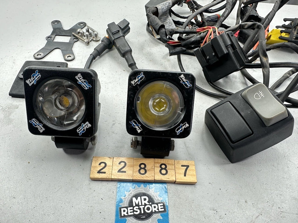 BMW R1200GS ADV '05-07' Vision X Additional Headlights & Wiring Loom Harness etc