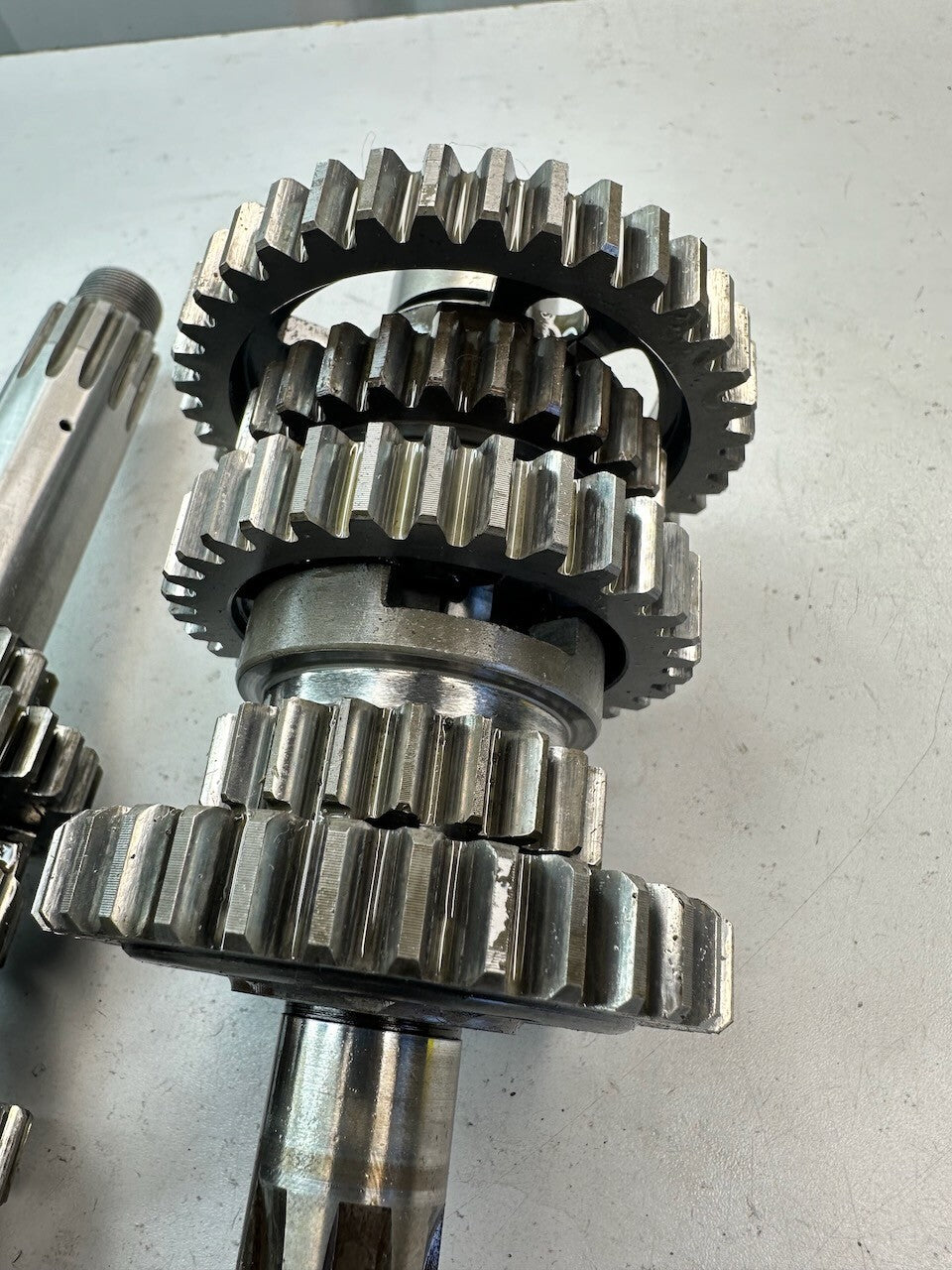 Yamaha TY250 A 1974 Transmission Gears & Shafts 434-17411  434-17421