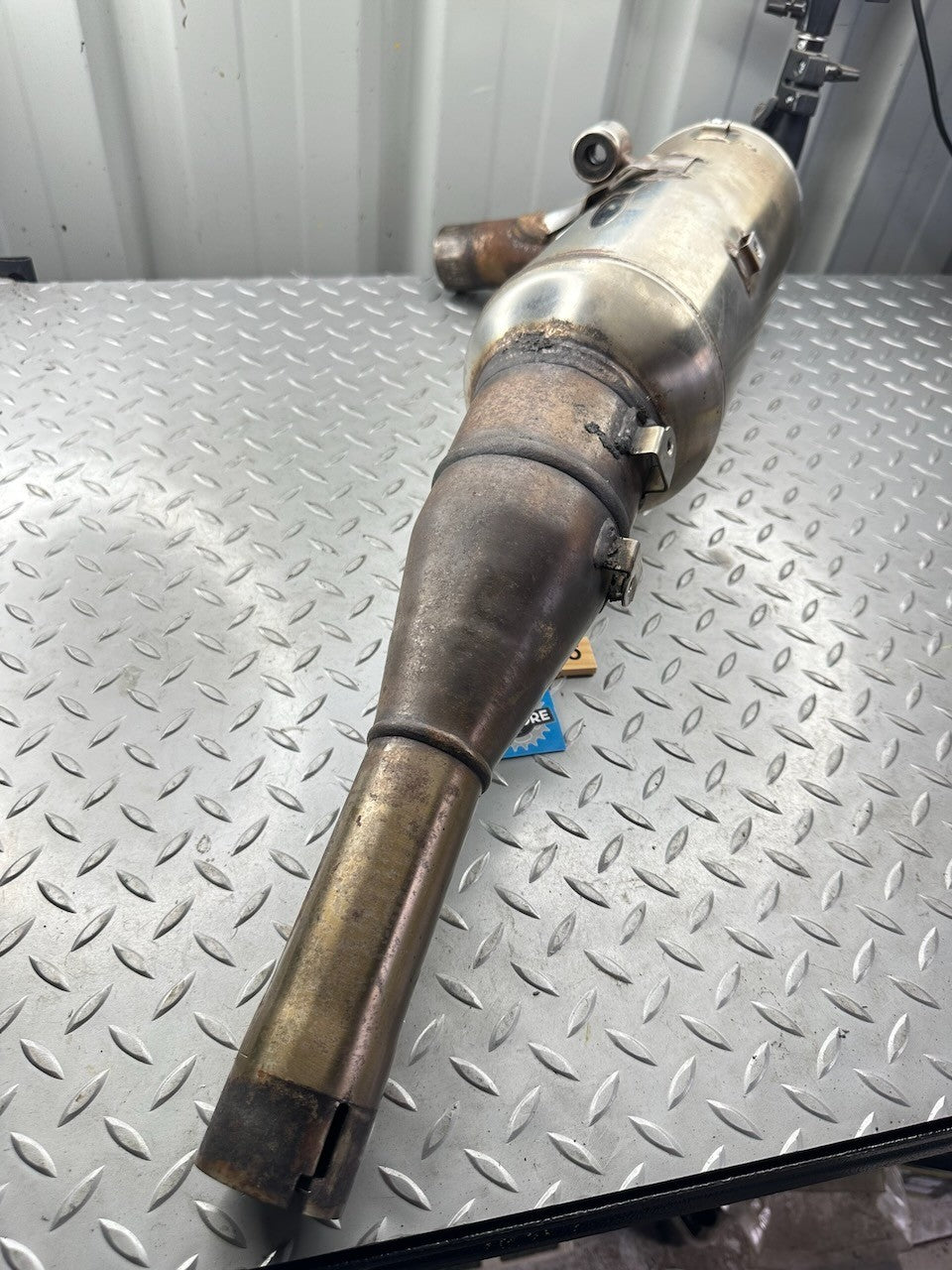 BMW G650GS 2010-16 Left Exhaust Muffler 18127728065  18127728049