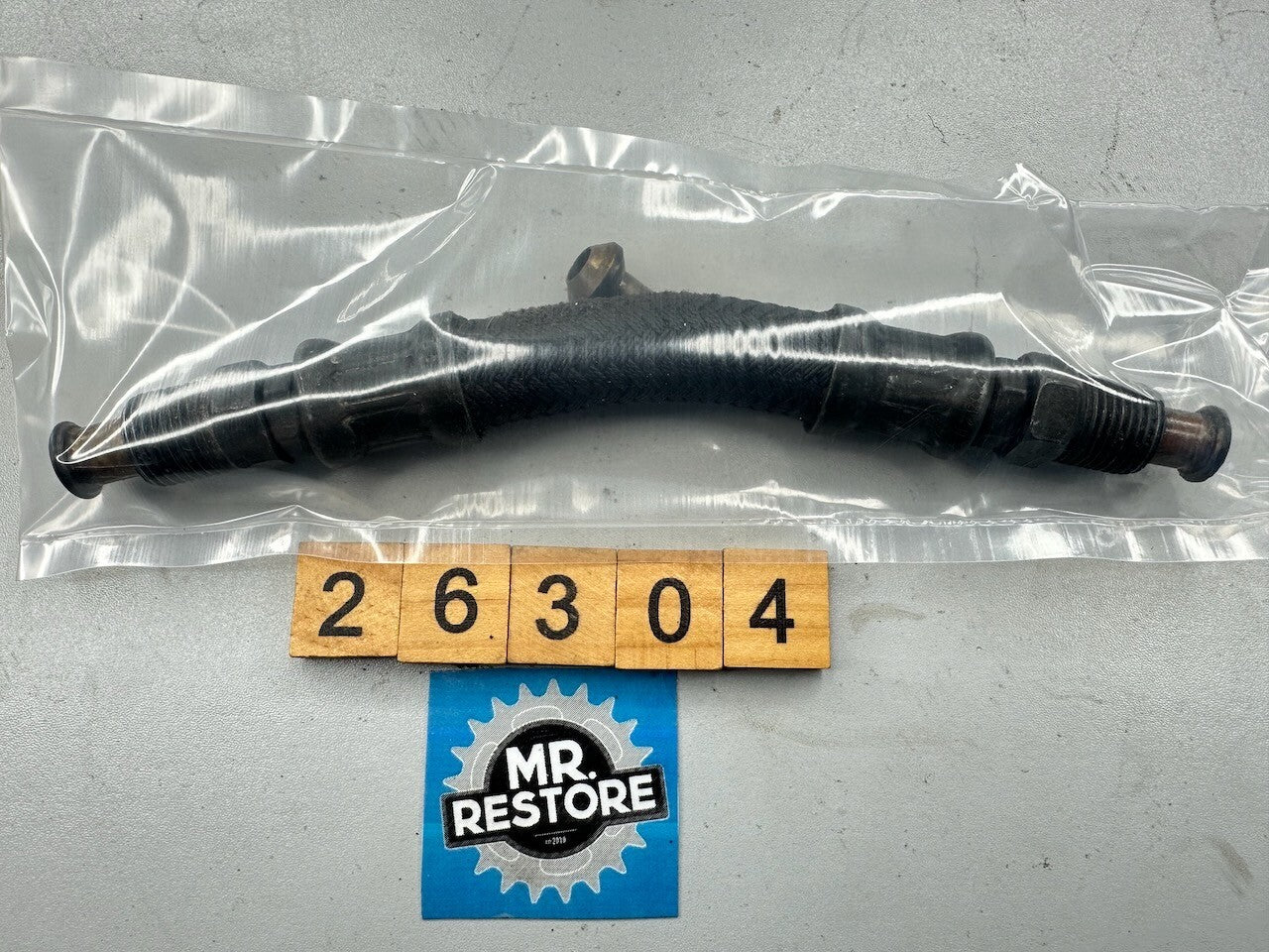 Honda XLV750 1983 Oil Cooler Hose Line Pipe A - 15530MG7003  15530-MG7-003