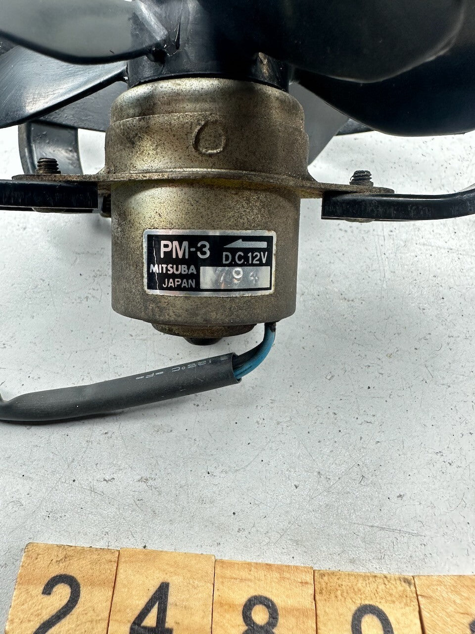 Honda CH250 Spacy Elite Radiator Fan (tested) 19015-KM1-831  19009-KM3-003