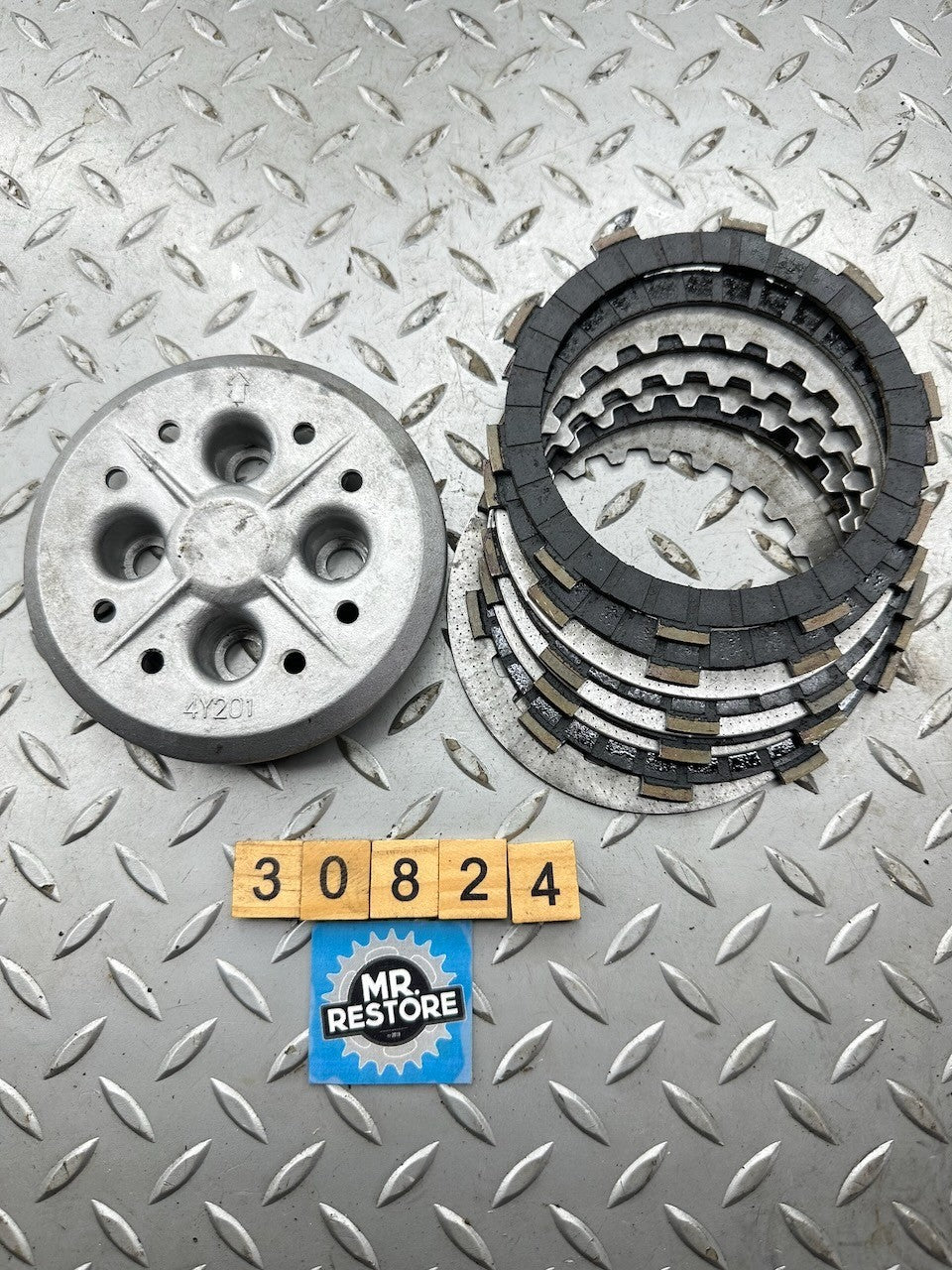 Yamaha YZ80 81-85 Clutch Pressure Plate & Plates 4Y2-16351-01