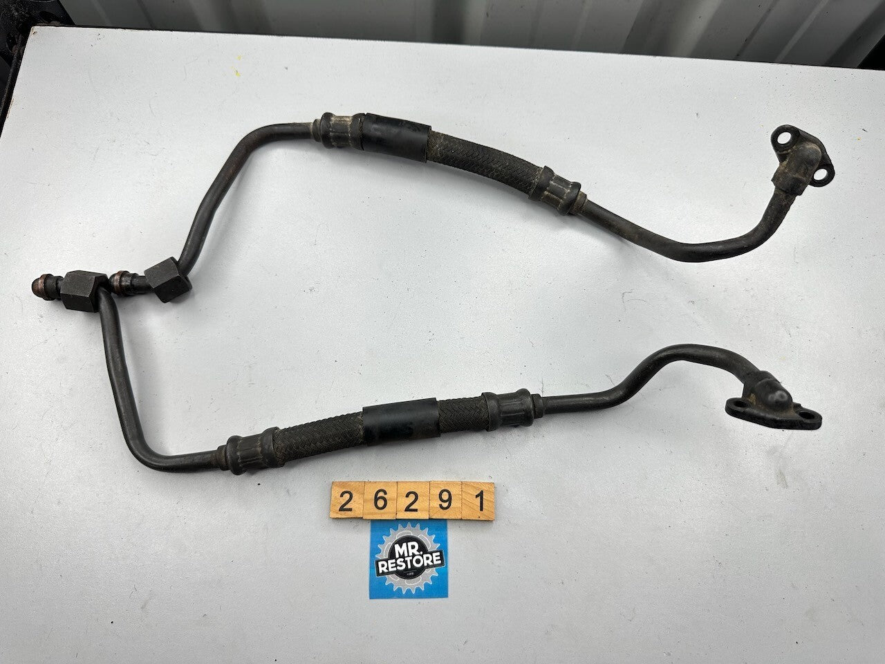 Yamaha XJ900 '83-90's' Oil Cooler Hose Line Pipes (Pair)
