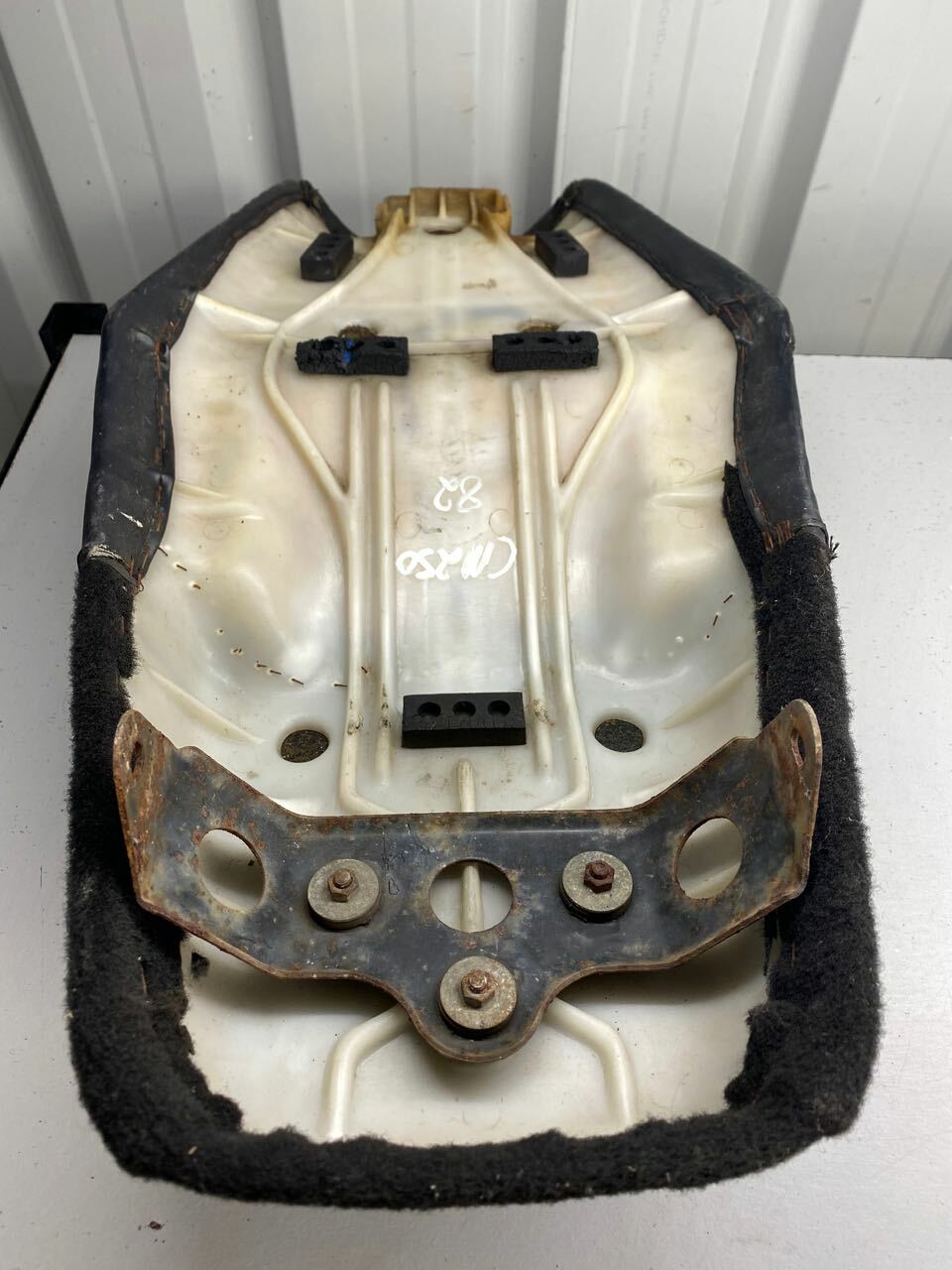 Honda CM250 Seat 1982 - Modified to Comply with QLD Single Seat Rego
