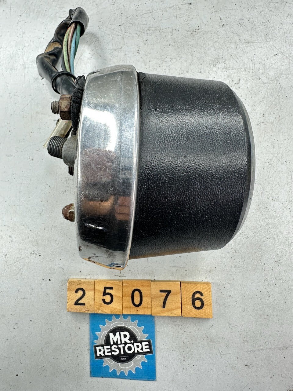 Honda MT250 Tachometer Tacho With Harness & Rear Plate (Tested)