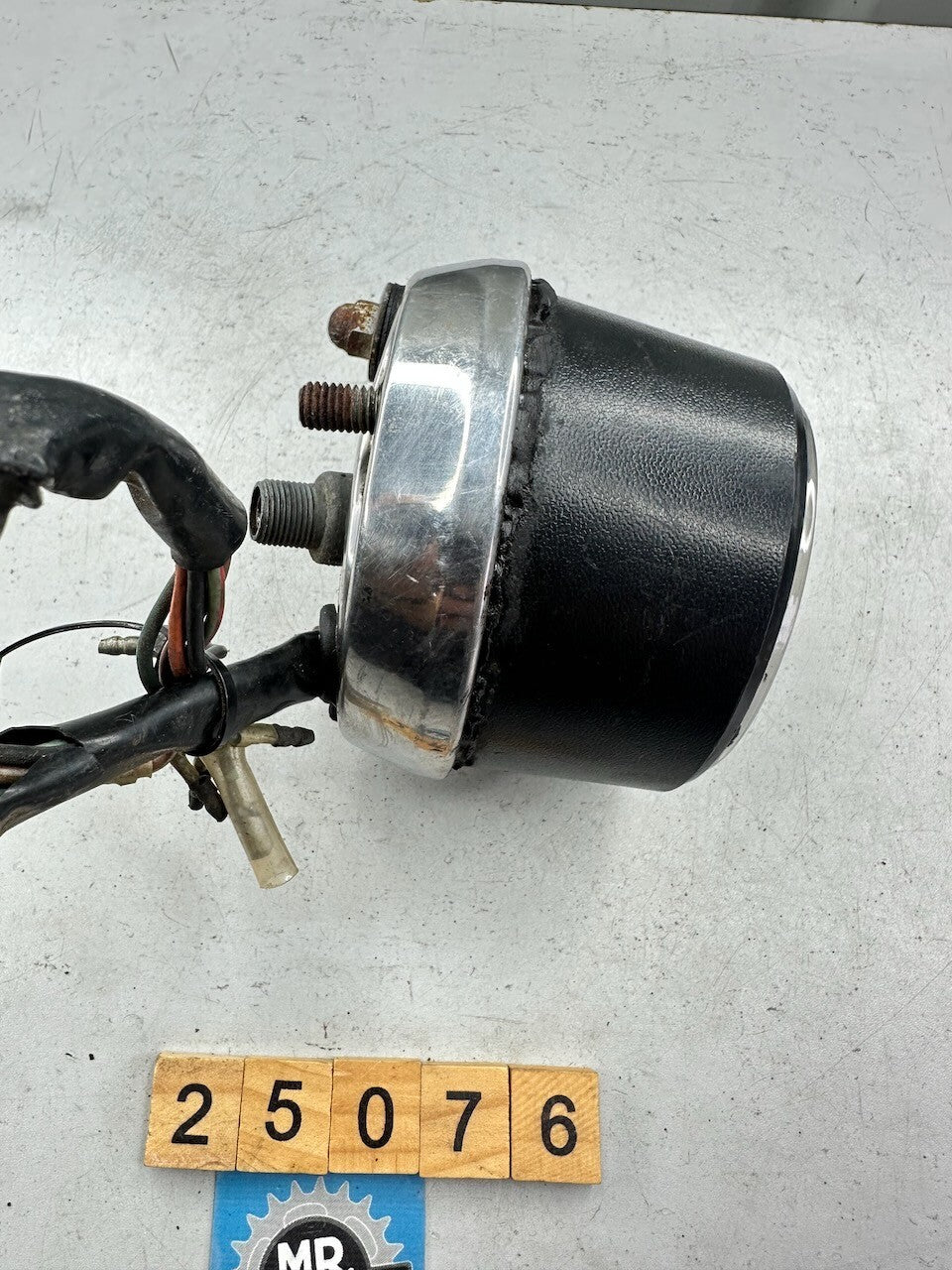 Honda MT250 Tachometer Tacho With Harness & Rear Plate (Tested)