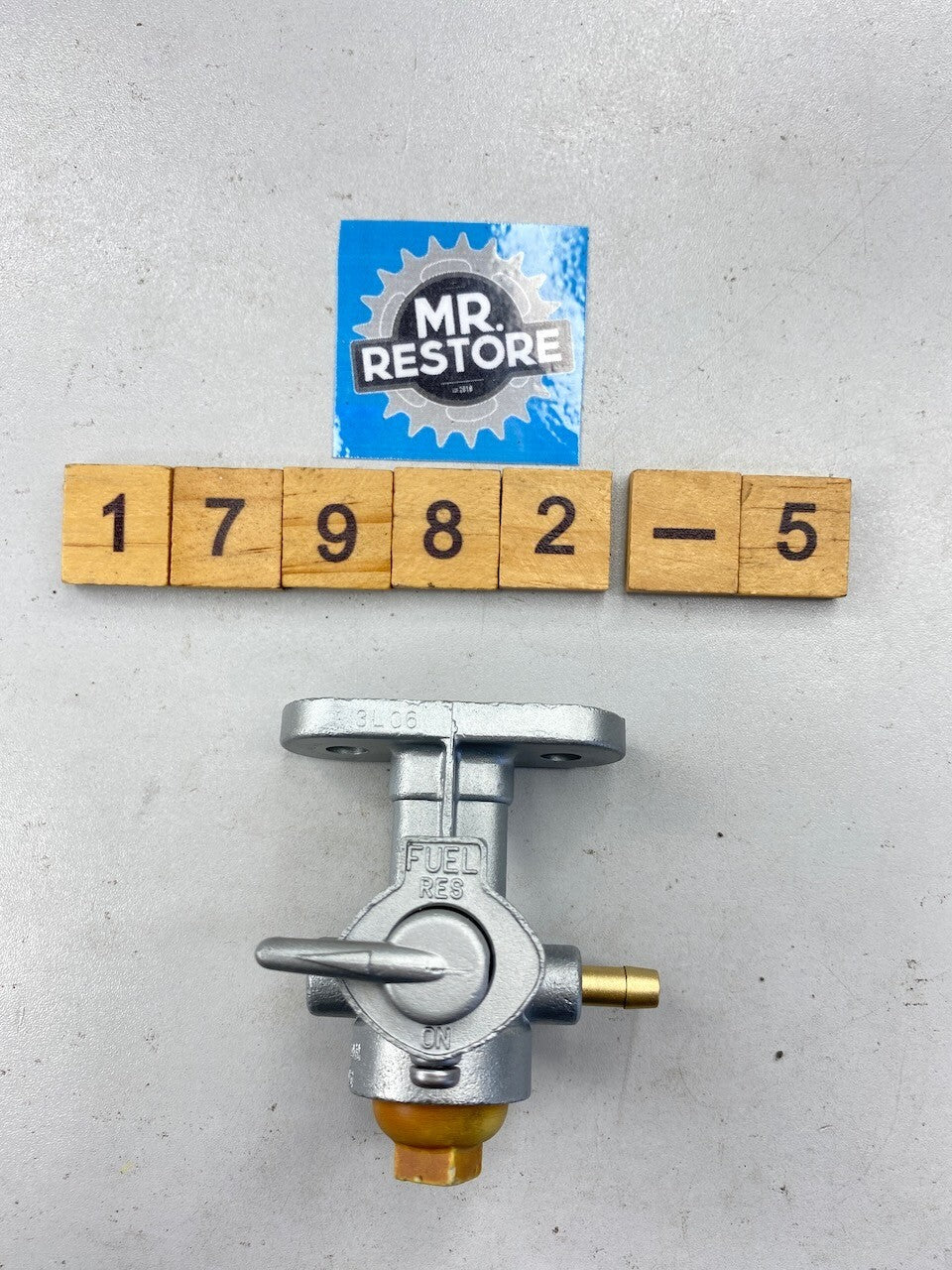 Suzuki DR250 DR350 OEM Fuel Tap - Vapour Blasted