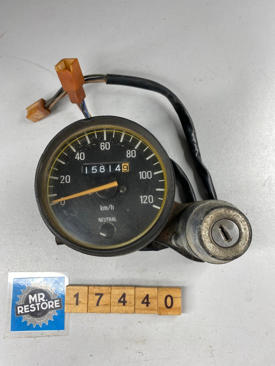 Yamaha AG200 Speedometer & Wire Loom KMH (tested)