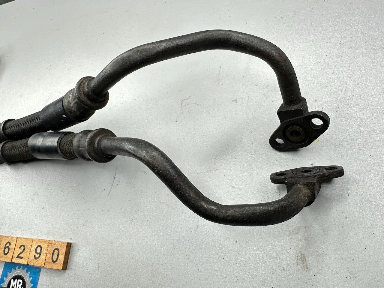Yamaha XJ900 '83-90's' Oil Cooler Hose Line Pipes (Pair)