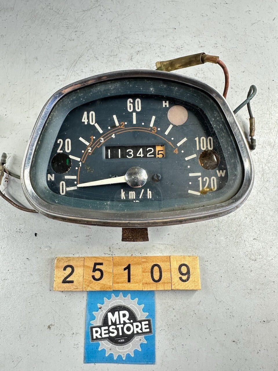 Honda CT110 CT90 etc. Postie Vintage KMH Speedometer (Tested)