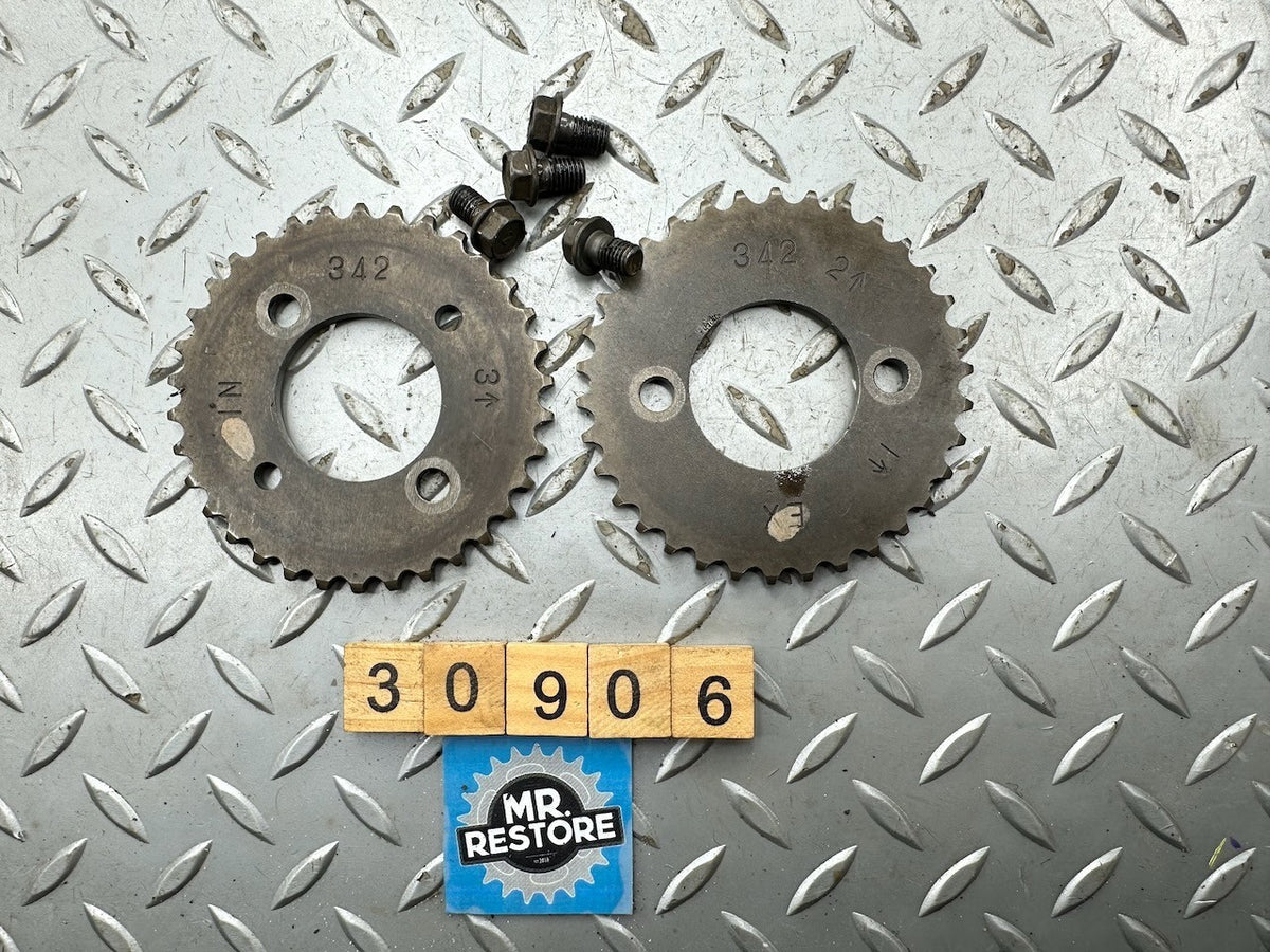 Suzuki XN85 1983 Exhaust & Intake Camshaft Sprockets 12751-34202  12741-34201