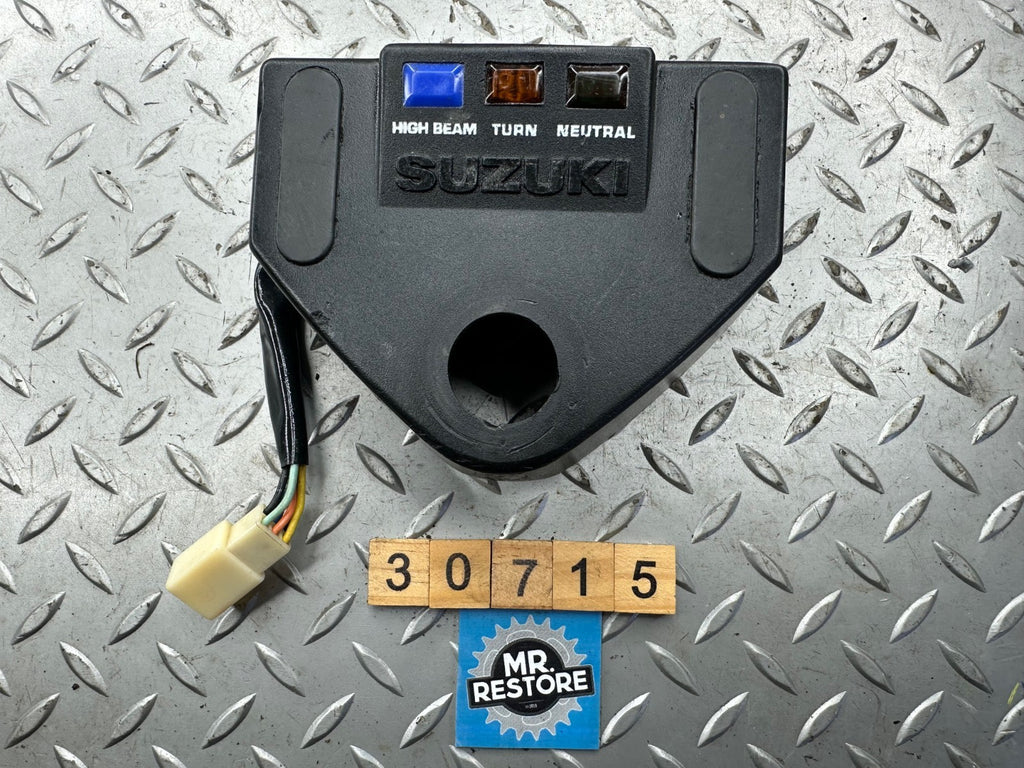 Suzuki TS125 TS185 TS250 ER Meter Cockpit Cover Lights Pilot Lamp