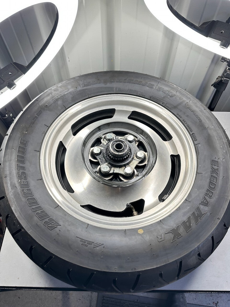 Yamaha V-Max 1200 VMX12 1985 Rear Wheel 15 x 3.5 (Recent Bridgestone Tyre)