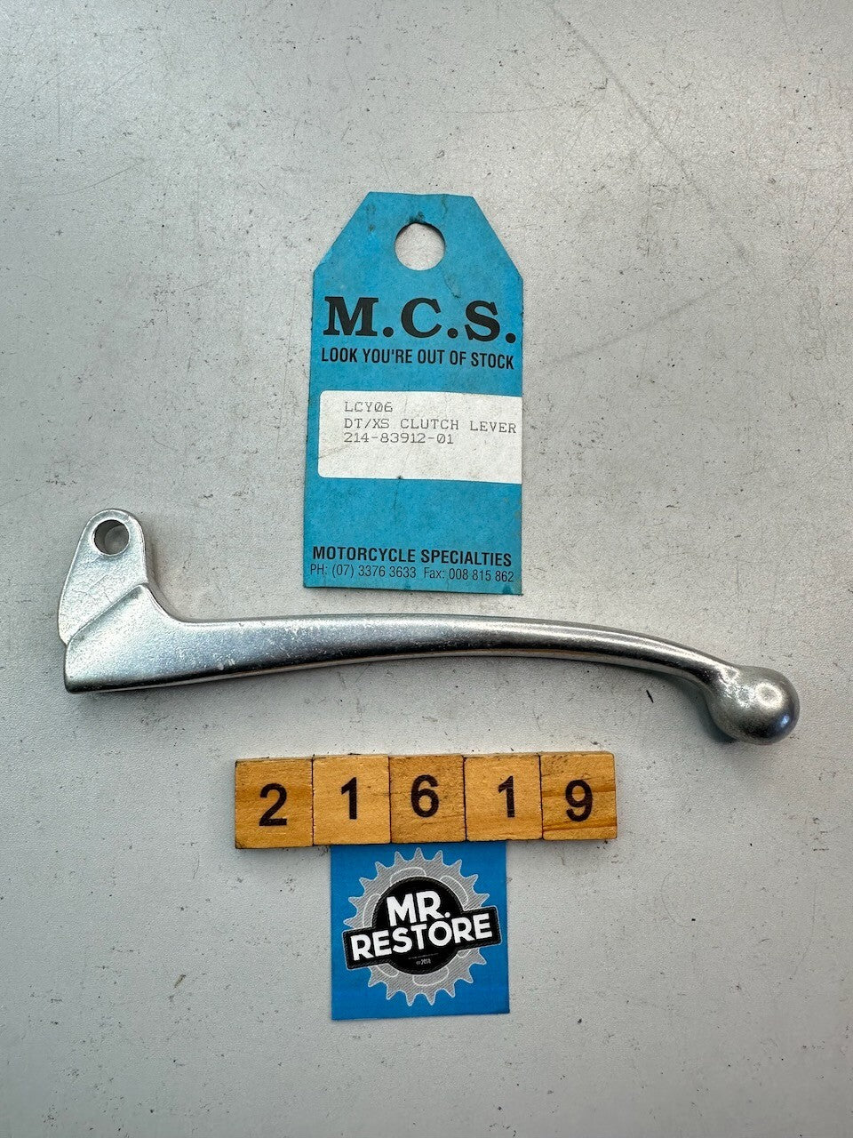 Yamaha DT XS Clutch Lever 214-83912-01 by MCS