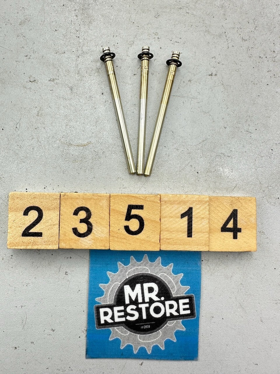 Kawasaki ZX750 GPZ750 OEM Mikuni Carburettor Needles 4BC7 (x3)