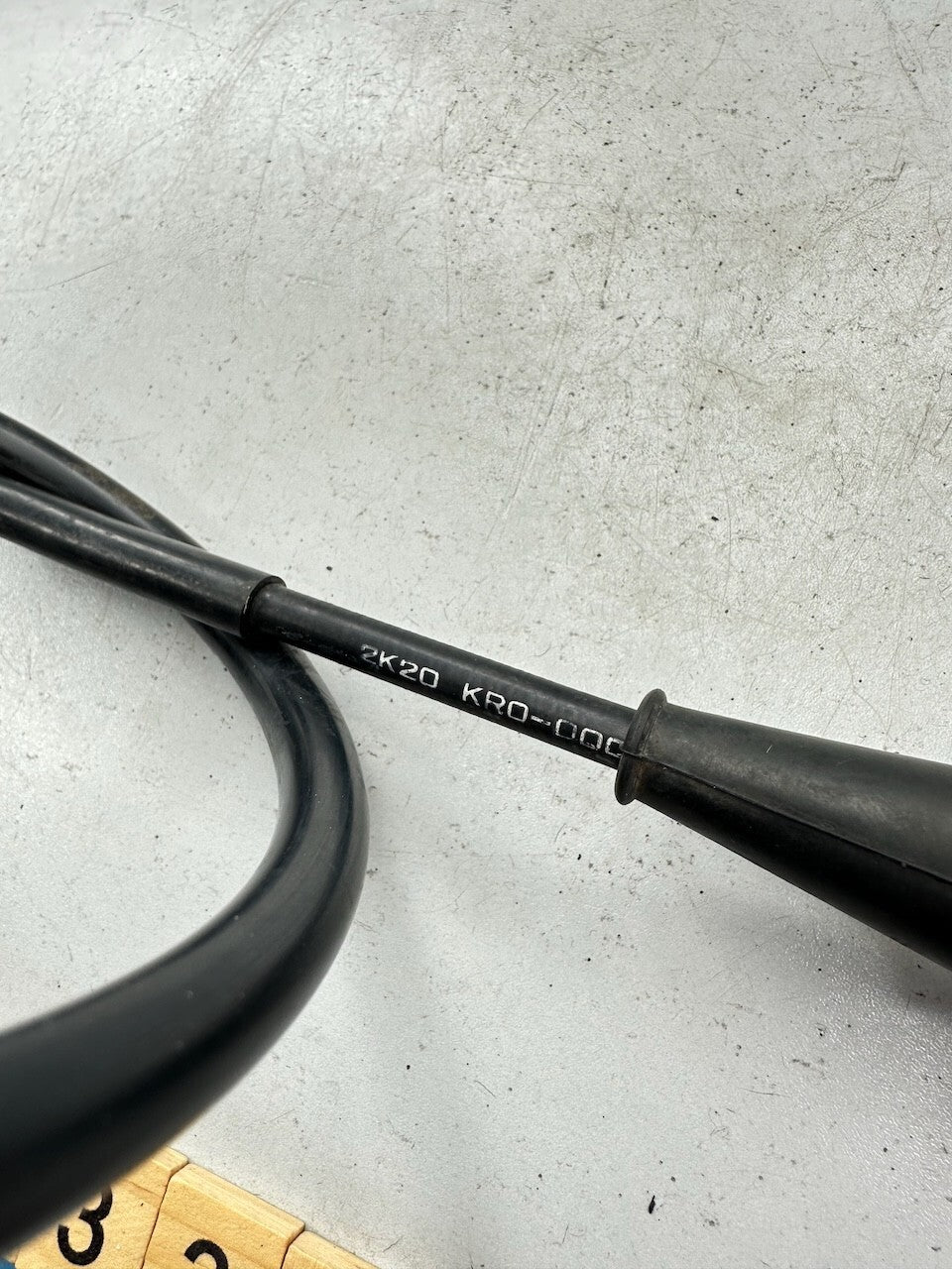 Honda CBX550 OEM Clutch Cable and Rubber Protector