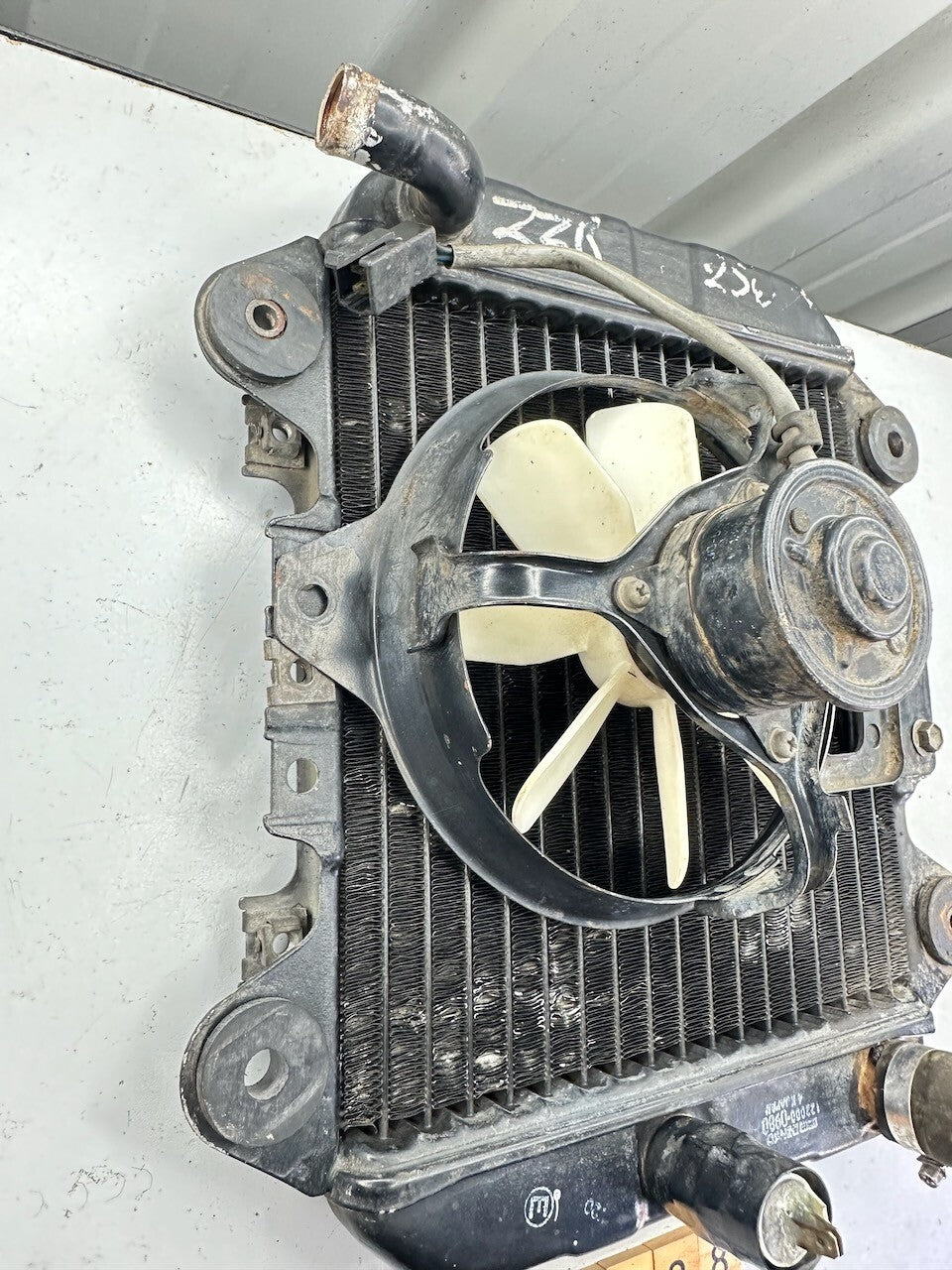 Kawasaki ZZR250 ZX250 EX250 '88-07' Radiator & Fan 39060-1087  59502-1066