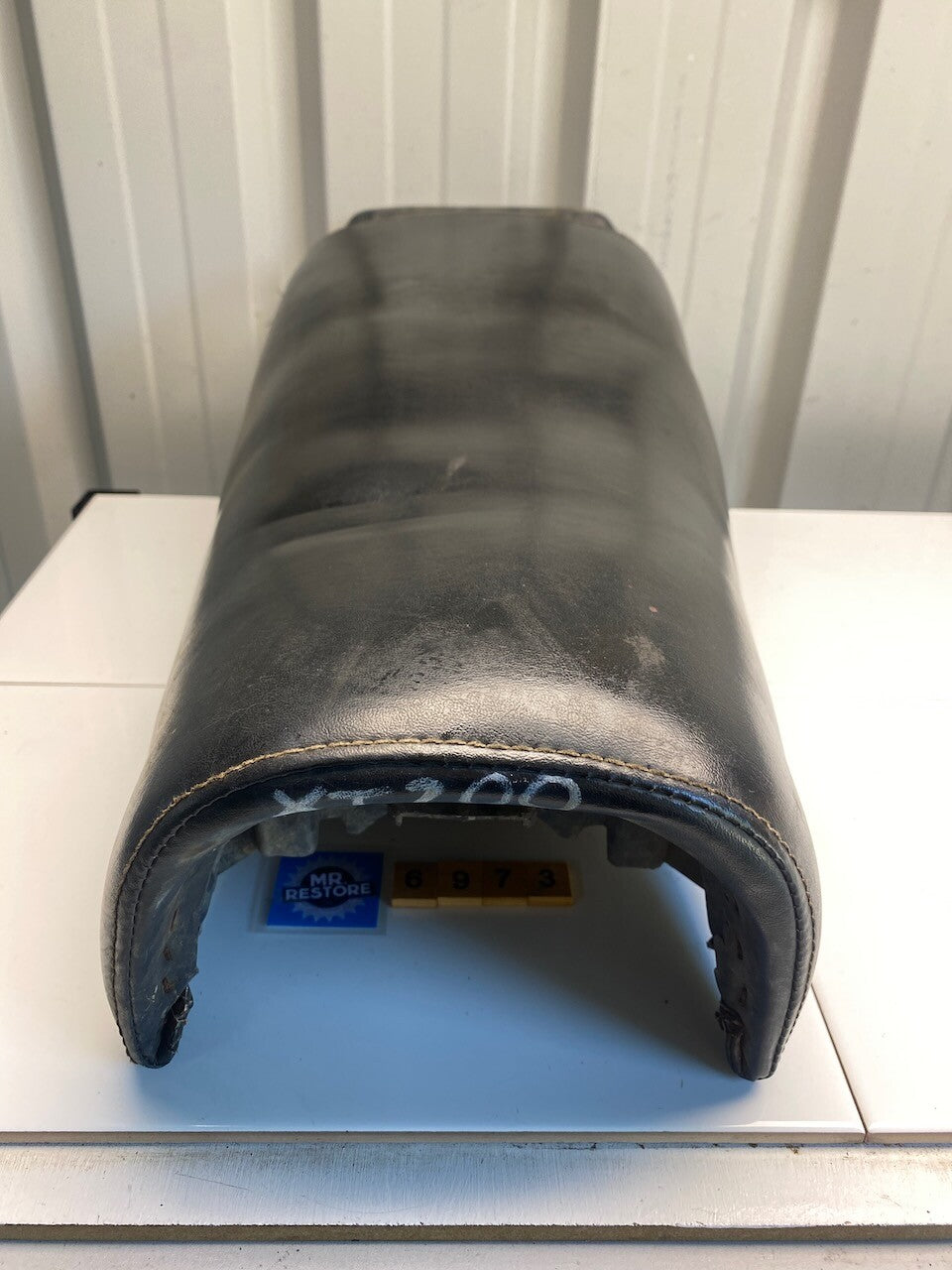 Yamaha XT200 1983 Seat 15A-24770-00 - Modified to Suit QLD Single Seat Rego