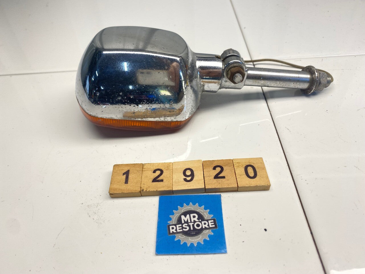 Kawasaki Z250 Z650 Z750 Chrome Indicator Stanley 045-7280 - OEM (Tested)