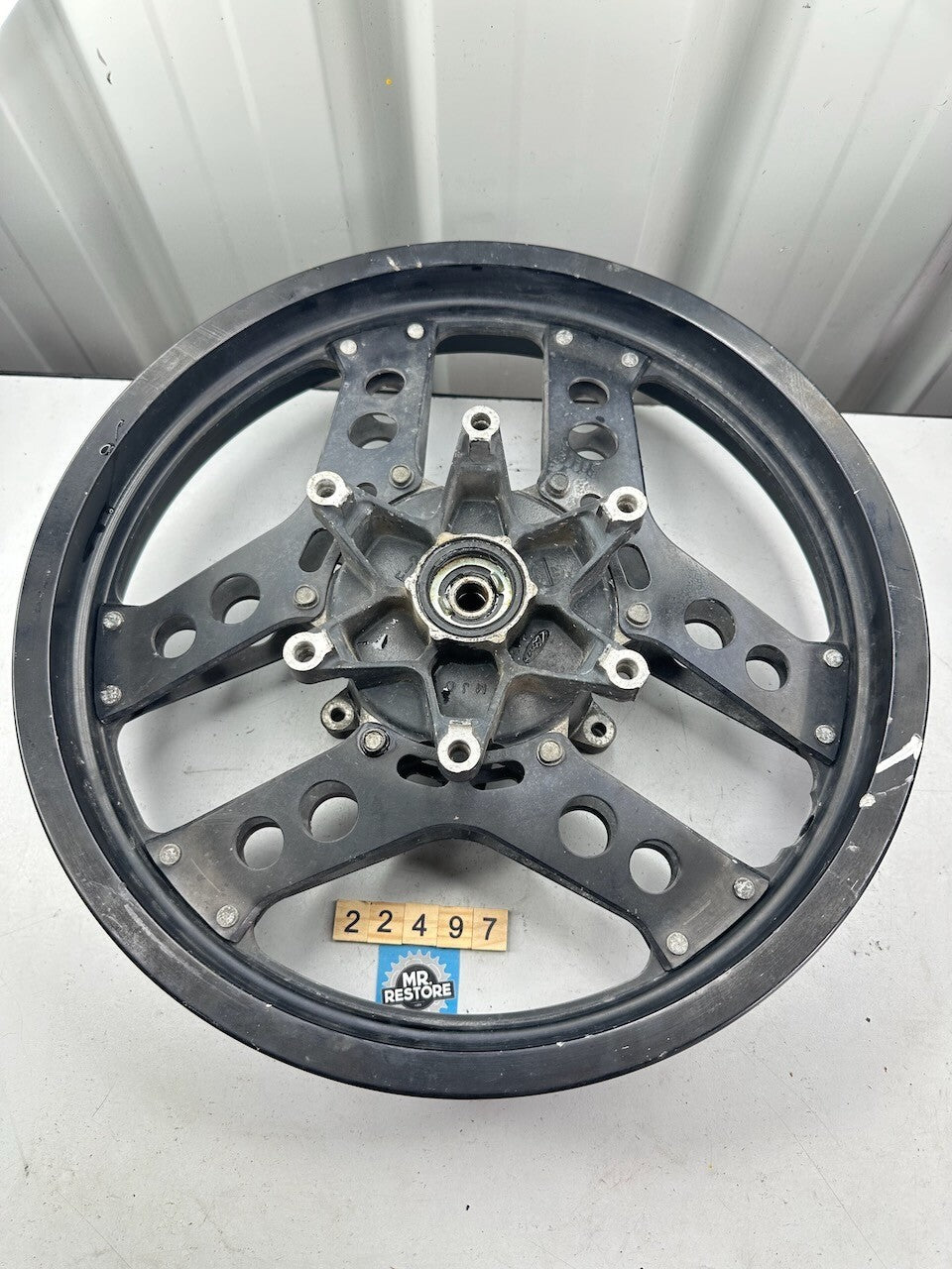 Honda Classic Vintage Black Boomerang 6 Spoke 16" x 2.15 Front Wheel (VF? CBX?)