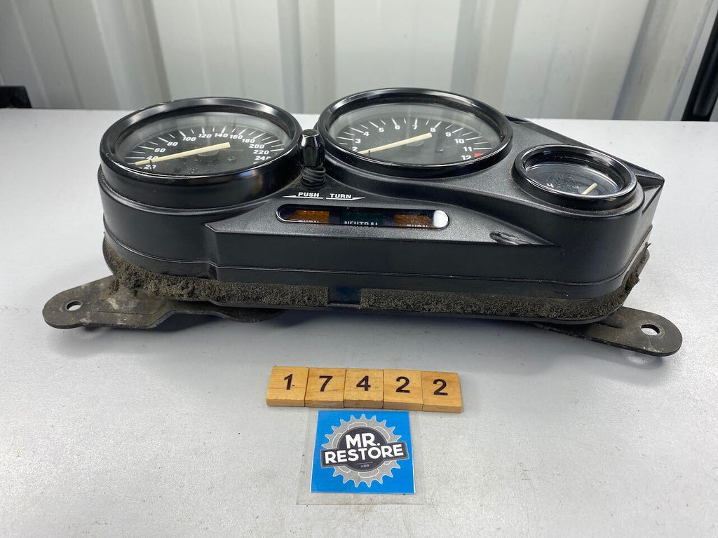Kawasaki ZZR1100C Dashboard Instruments Meters KMH Tested (showing only 15728ks)