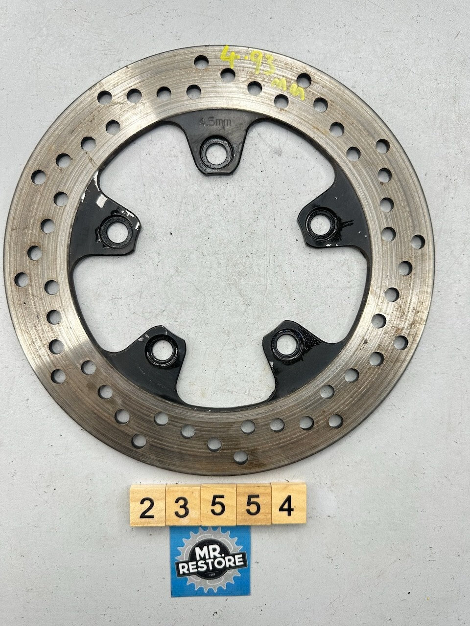 Suzuki SV1000 '2003-05' SV650 '2003-12' OEM Rear Brake Disc @4.93mm 69211-40F10