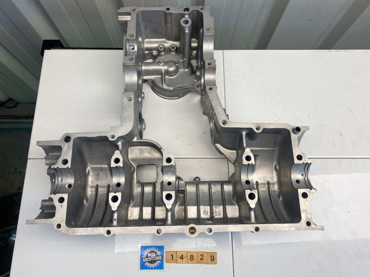 Kawasaki Z750 KZ750 EE Crank Cases - Vapour Blasted
