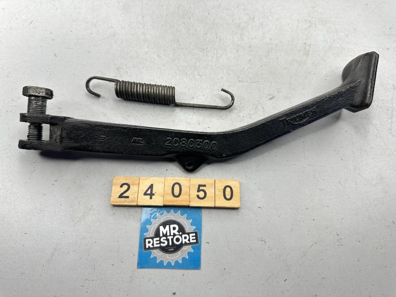 Triumph Speed Triple T300 - Side Kick Stand, Spring & Bolt