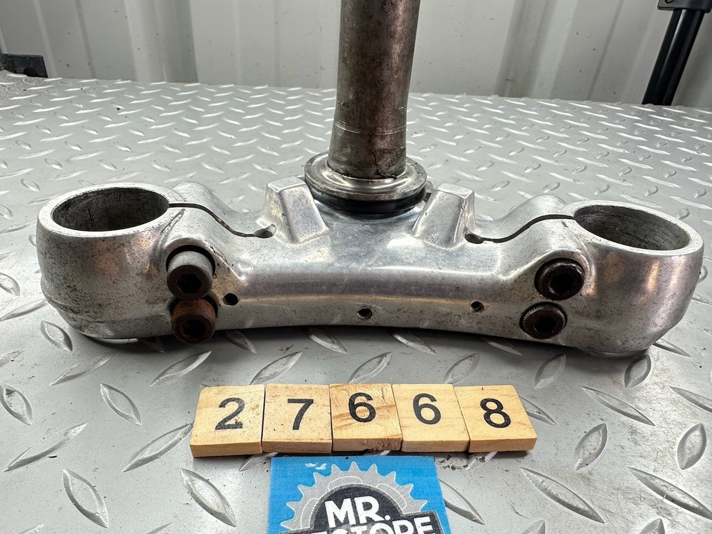 Yamaha TY250 1974-77 Lower Triple Tree Fork Clamp, Stem & Parts 434-23435