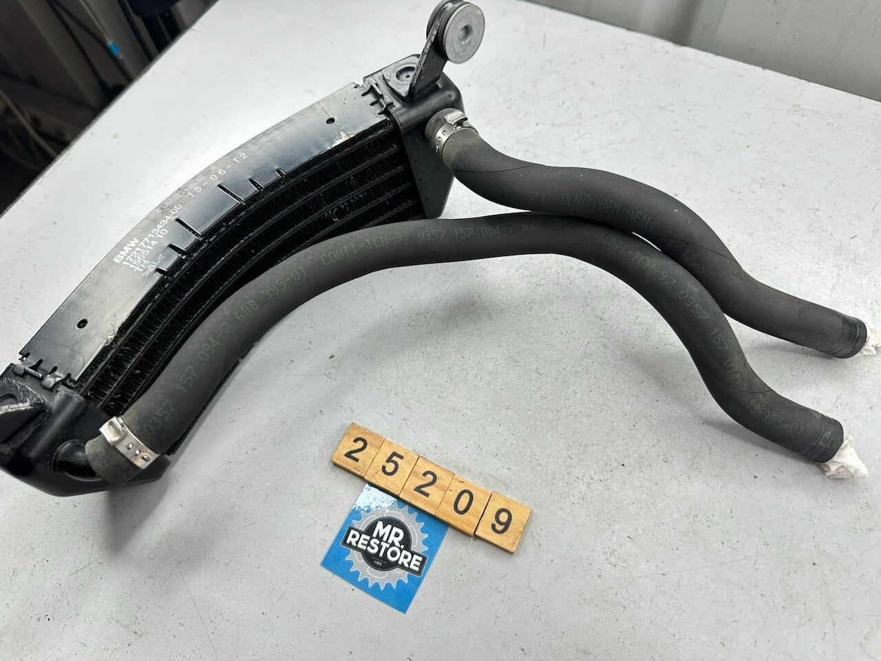 BMW K1300R Oil Cooler Radiator & Hoses 17217713434
