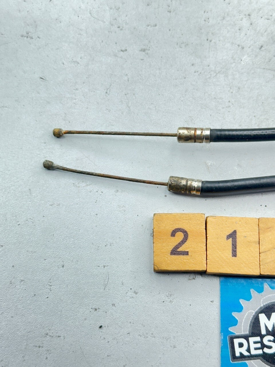 Yamaha TZR250 1KT 2MA TDR250 TDR240 Choke Starter Cable Pair 1KT-26331