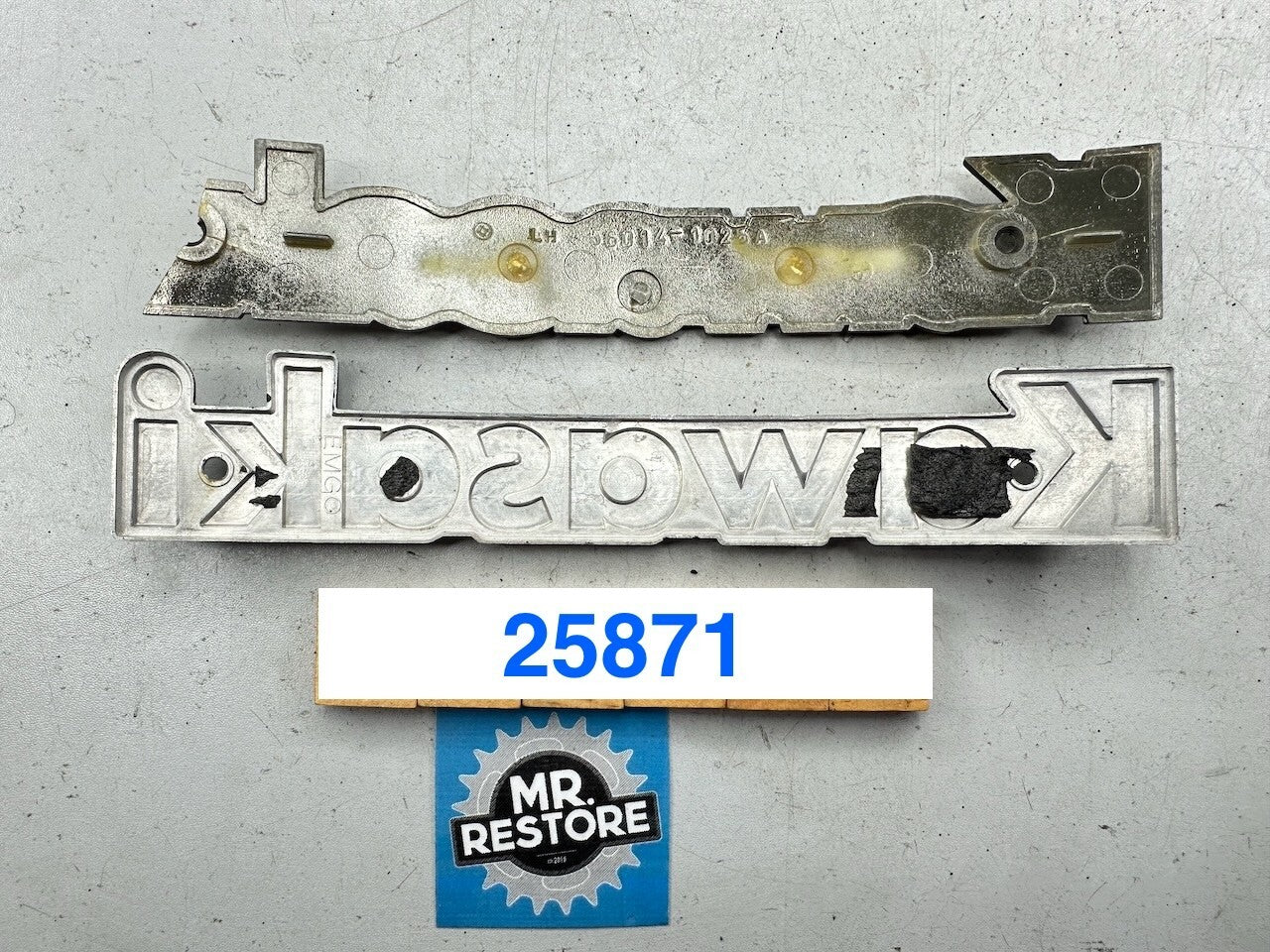 Kawasaki Z1300 KZ1300 '79-81' Fuel Tank Emblems (LH OEM / RH is EMGO)