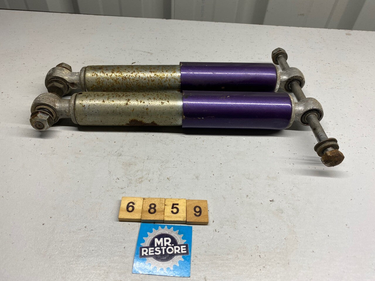 Suzuki U50 Rear Shock Absorbers (pair) & OEM Bolts