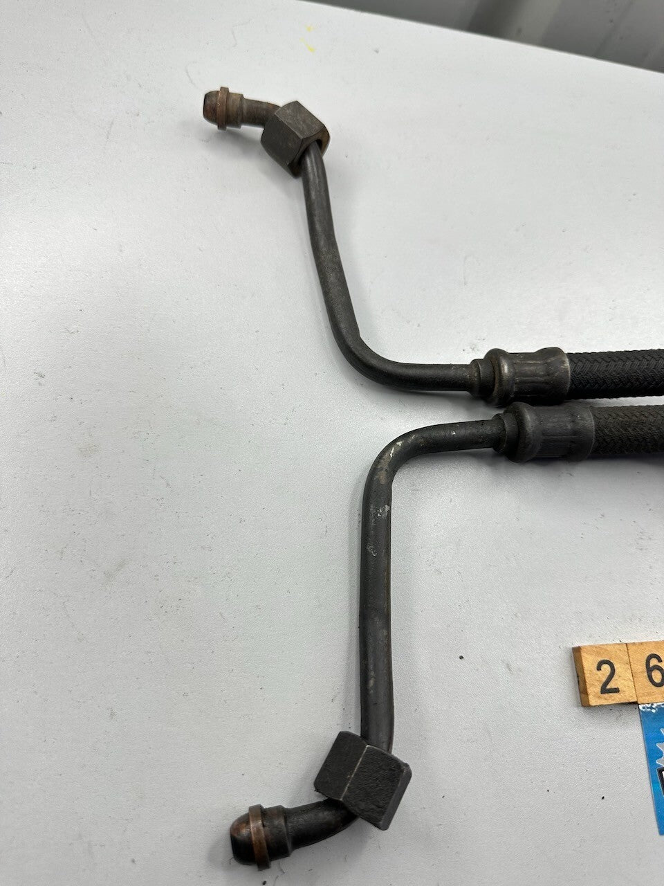 Yamaha XJ900 '83-90's' Oil Cooler Hose Line Pipes (Pair)