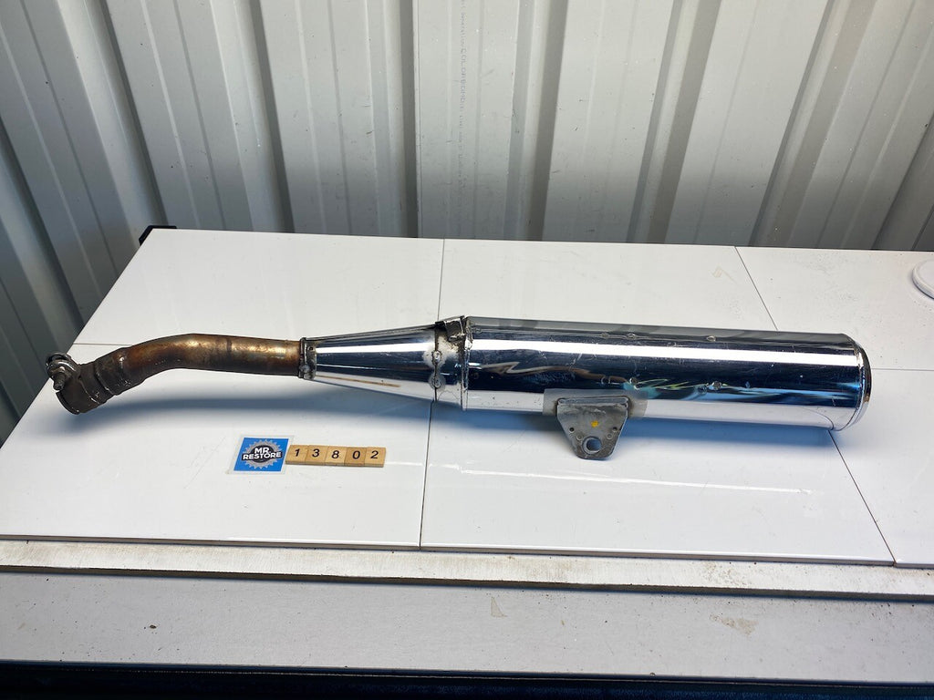 Kawasaki GPX250 L/H Exhaust Pipe Muffler - Chrome
