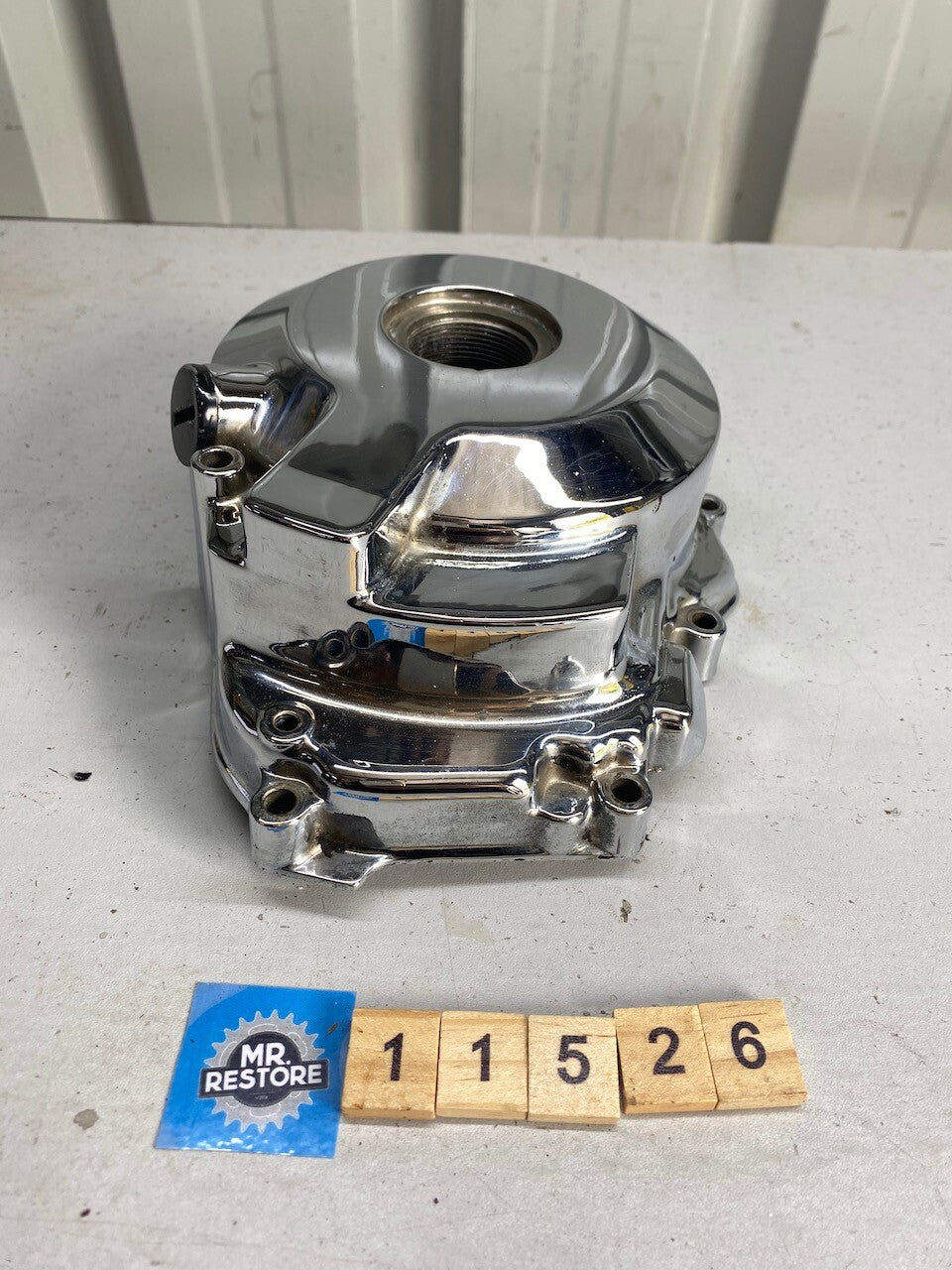 Kawasaki ZZR250 L/H Engine Side Cover - Chrome plated