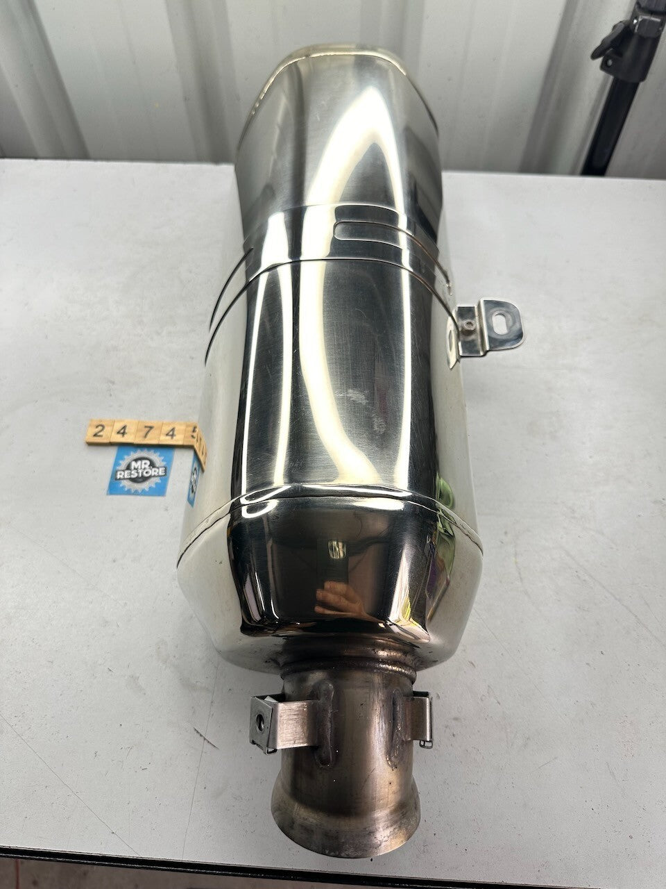 BMW K1300R K1300S OEM Catalytic Converter Muffler End Can 18127713437