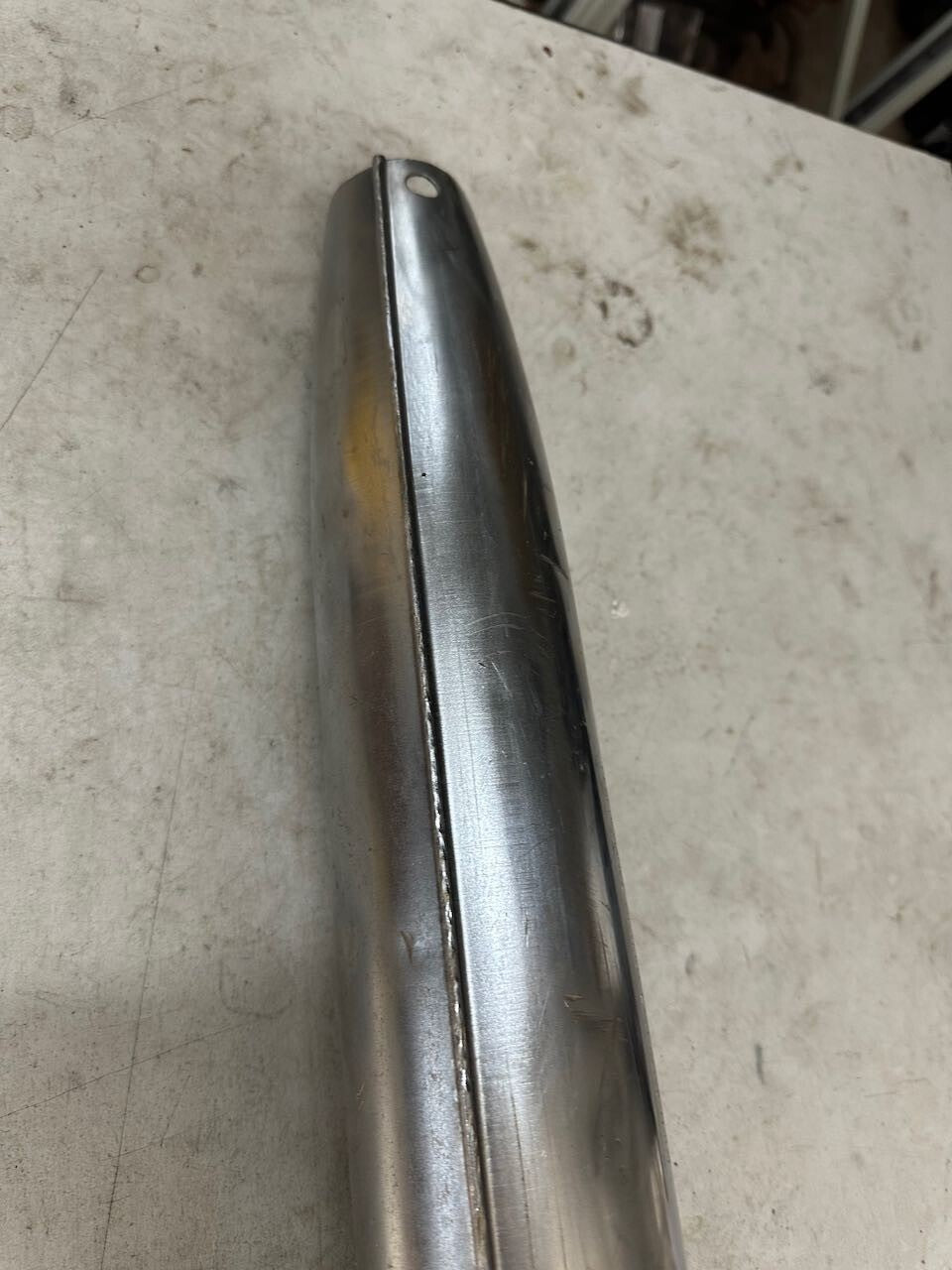 Suzuki T250 R/H Exhaust Pipe Silencer Muffler & Baffle