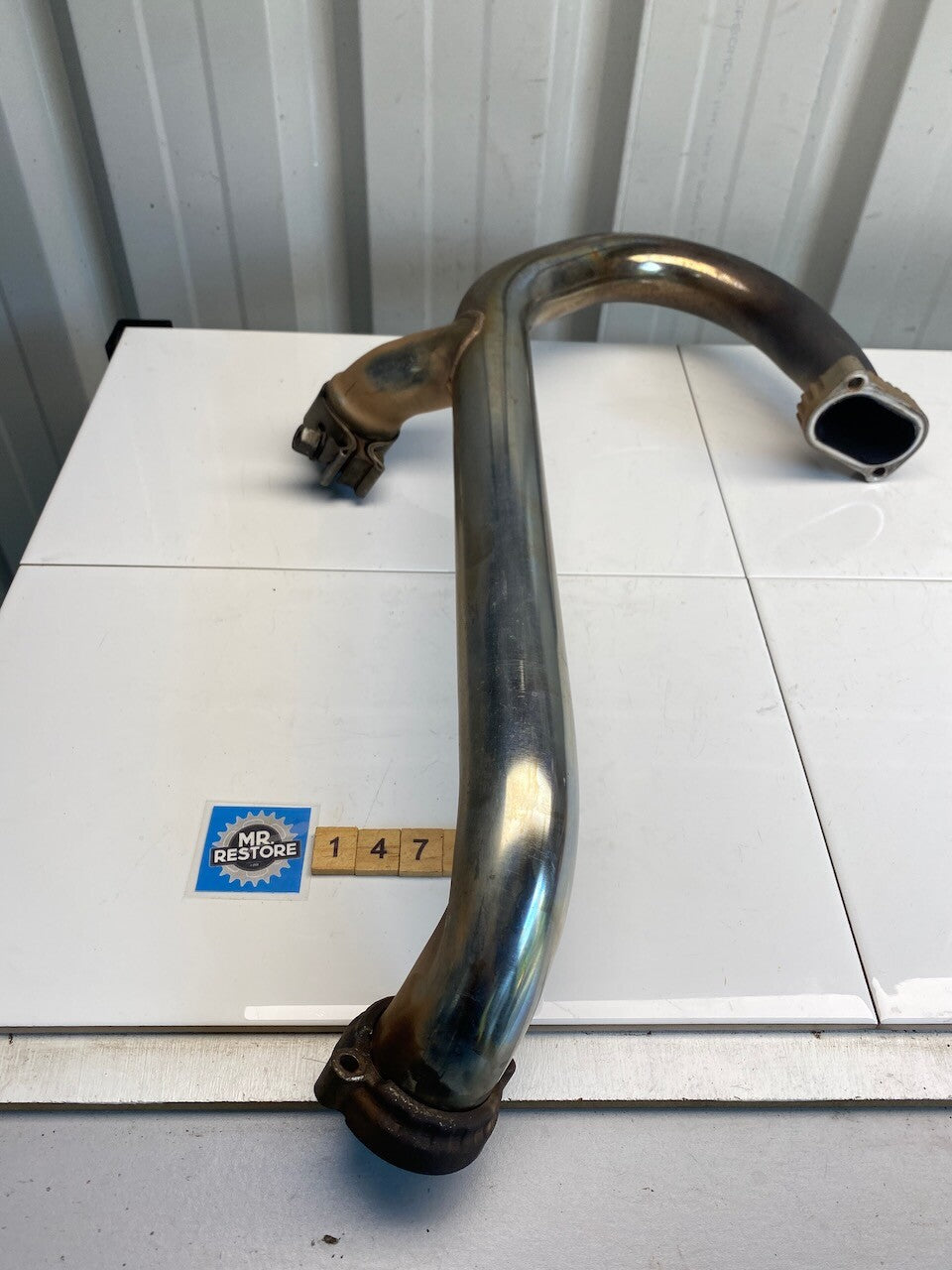 BMW R1100S 259S Left Hand Exhaust Header Manifold 1998-2005 - 18117673661