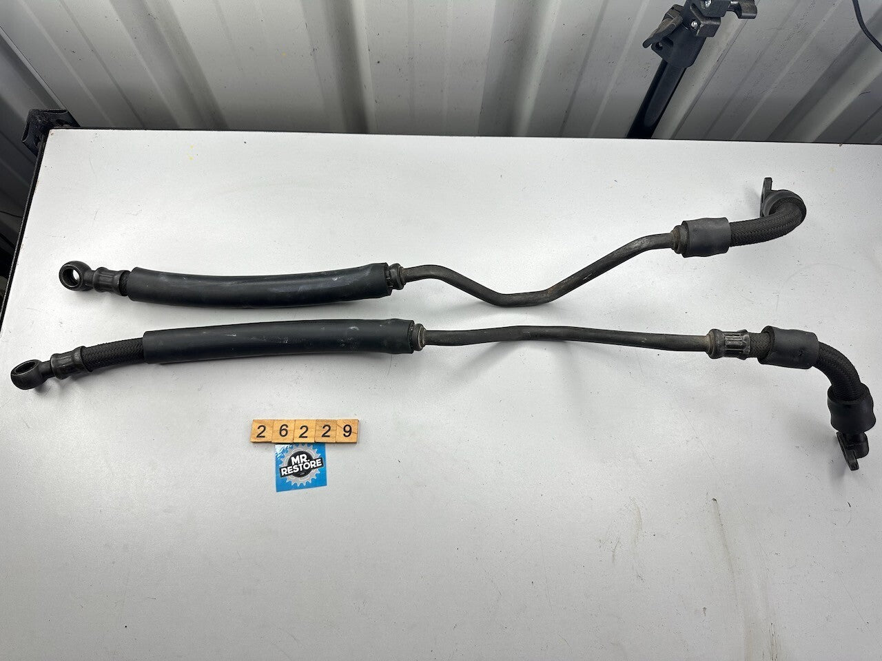 Suzuki GSXR750 '88-90' Pair Oil Cooler Hose Line Pipes 16460-17D00 16470-17D10