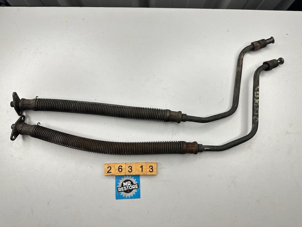 Honda CBX550 Oil Cooler Hose Line Pipes (Pair)