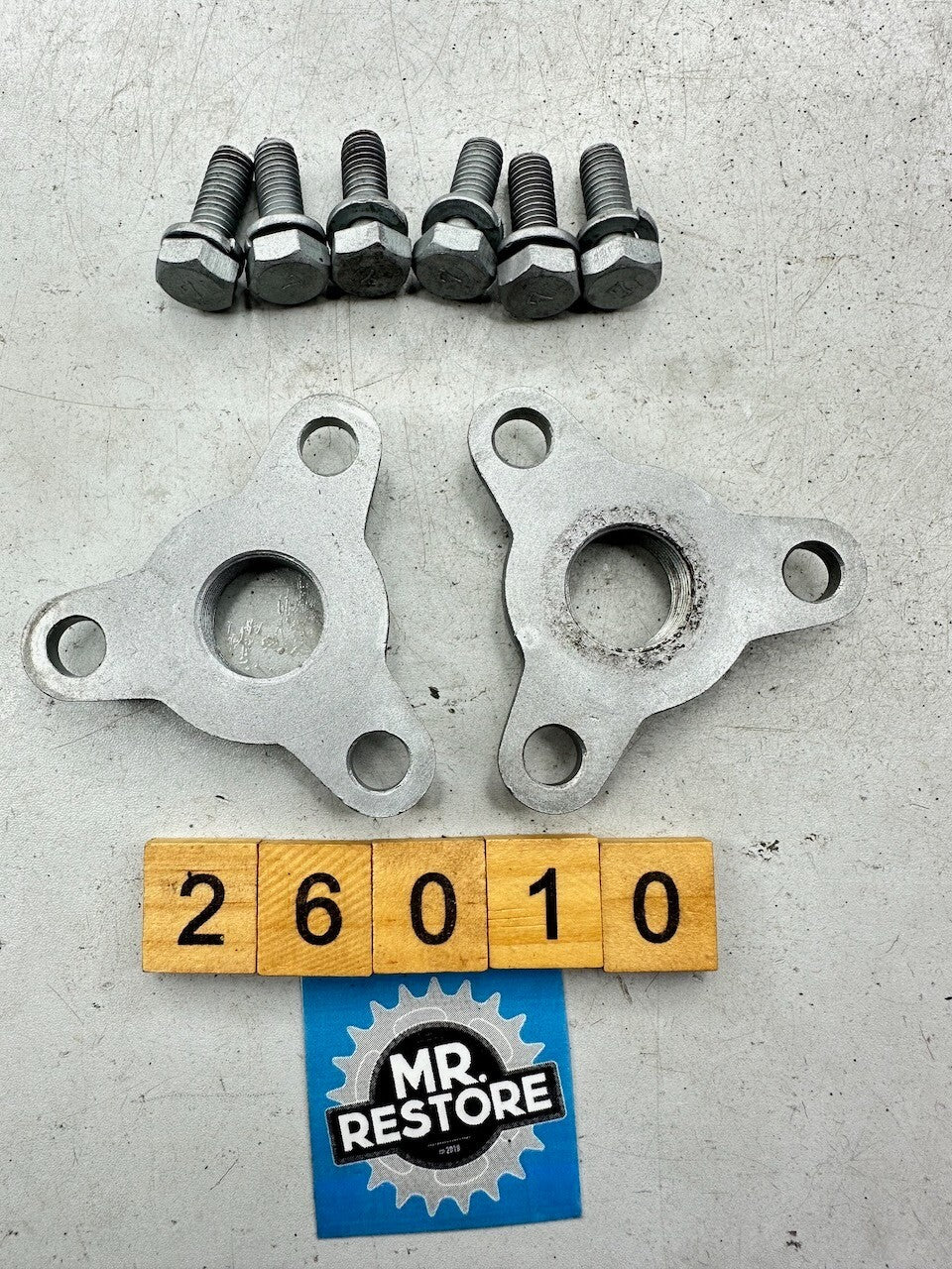 Kawasaki Z1300 KZ1300 '79-81' Pair of OEM Swingarm Stoppers & OEM Bolts