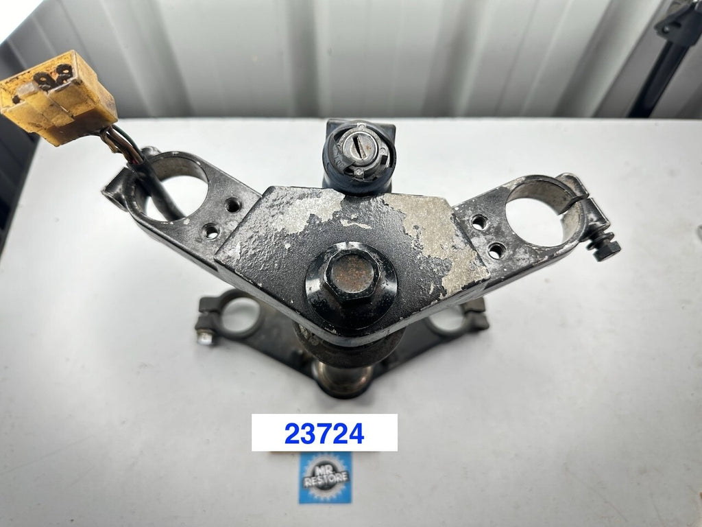 Kawasaki ZZR250 ZX250 EX250 GPX250 Triple Tree Fork Clamp/Ignition Switch (-key)